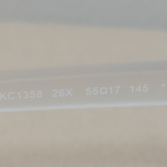 Kenneth Cole Reaction Men's Sunglasses Matte Clear Rectangular Shape KC1358 26X - Picture 4 of 8